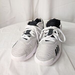 Adidas Donovan Mitchell D.O.N. Issue #4 White And Gray Basketball Shoes